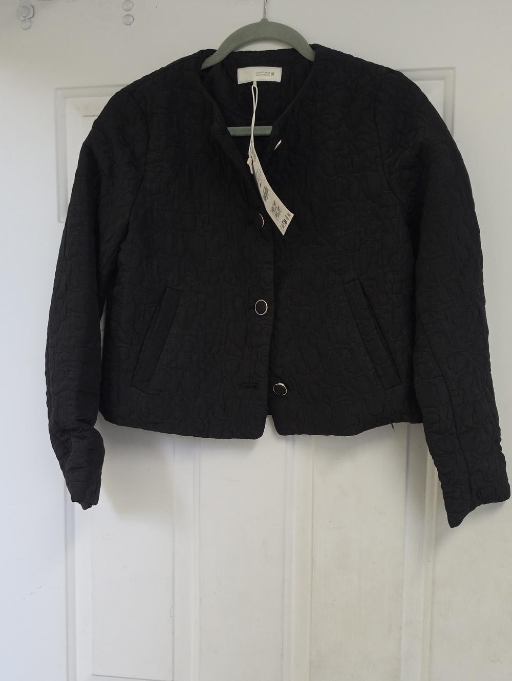 Zara Quilted Heart Pattern Jacket
